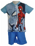 PIGIAMA CORTO BAMBINO COTONE SPIDERMAN UOMO RAGNO MARVEL ARNETTA ART. 46300 10