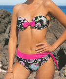 COSTUME BIKINI DONNA MARE COPPA B FANTASIA FLOREALE YSABEL MORA ART.81206