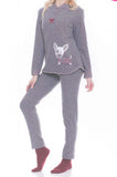 PIGIAMA DONNA RAGAZZA MICR O PILE SERAFINO CANE MARCA MYPI ART.2072