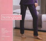 PIGIAMA DONNA RAGAZZA TERMO COTONE SERAFINO POIS MARCA NOTTINGHAM ART.29878