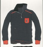 PIGIAMA TUTA UOMO RAGAZZO CALDO PILE POLSINI ZIP SQUADRA MILAN ART.MI14085