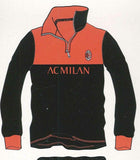 PIGIAMA TUTA UOMO RAGAZZO CALDO PILE POLSINI ZIP SQUADRA MILAN ART.MI14085