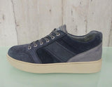 SCARPA UOMO RAGAZZO SNEAKERS PELLE SCAMOSCIATA STRINGHE NERO GIARDINI ART.E001563U