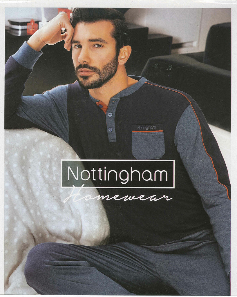 PIGIAMA UOMO RAGAZZO TINTAUNITA SERAFINO TASCHINO MARCA NOTTINGHAM