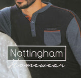 PIGIAMA UOMO RAGAZZO TINTAUNITA SERAFINO TASCHINO MARCA NOTTINGHAM ART.PG32342