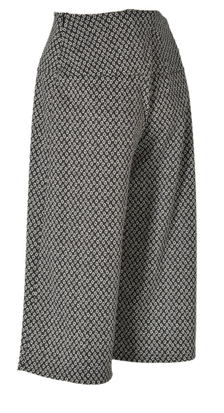 PANTALONE GAUCHO DONNA RAGAZZA FANTASIA PIED DE POULE MARCA EL.MA ART.4895MO