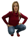 MAGLIONE DONNA RAGAZZA DOLCEVITA PURA LANA MARCA GAIA B ART.331