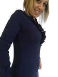 MAGLIETTA DONNA NERO GIARDINI ART 61120 MANICA LUNGA