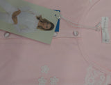 PIGIAMA DONNA RAGAZZA SERAFINO PURO COTONE ESTIVO FIORI PIZZO NOIDINOTTE ART.FA7328AS