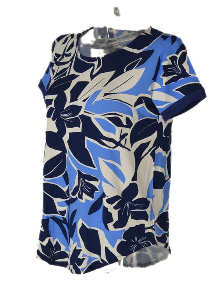 MAGLIA DONNA RAGAZZA VISCOSA FANTASIA FLOREALE MEZZA MANICA RAGNO ART.D942T7