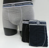 BOXER INTIMO UOMO RAGAZZO COTONE ELASTICIZZATO SERGIO TACCHINI ART.9000