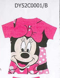 PIGIAMA CORTO BAMBINA SERAFINO TOPOLINA MICKEY MOUSE PURO COTONE MARCA SABOR ART.C0001B