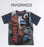 PIGIAMA CORTO BAMBINO PURO COTONE SERAFINO STAMPA SPIDERMAN MARCA SABOR ART.M4525