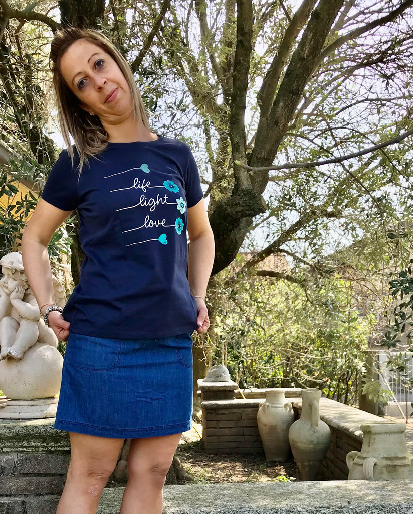 T-shirt donna - Maglietta donna con stampa Woman pole 