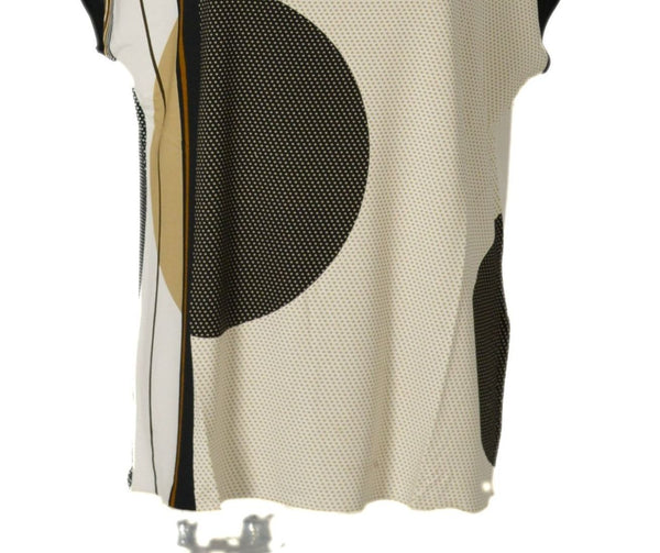 MAGLIA DONNA RAGAZZA SCOLLO MADONNA POIS RIGHE VISCOSA ELASTAN MARCA GAIA ART.500