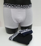 BOXER INTIMO UOMO RAGAZZO COTONE ELASTICIZZATO SERGIO TACCHINI ART.9008