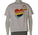 MAGLIA BAMBINA COTONE CUORE MANICA CORTA NODO MARCA LOSAN ART.114 1008AL