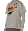 MAGLIA BAMBINA COTONE CUORE MANICA CORTA NODO MARCA LOSAN ART.114 1008AL