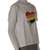 MAGLIA BAMBINA COTONE CUORE MANICA CORTA NODO MARCA LOSAN ART.114 1008AL