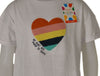 MAGLIA BAMBINA COTONE CUORE MANICA CORTA NODO MARCA LOSAN ART.114 1008AL