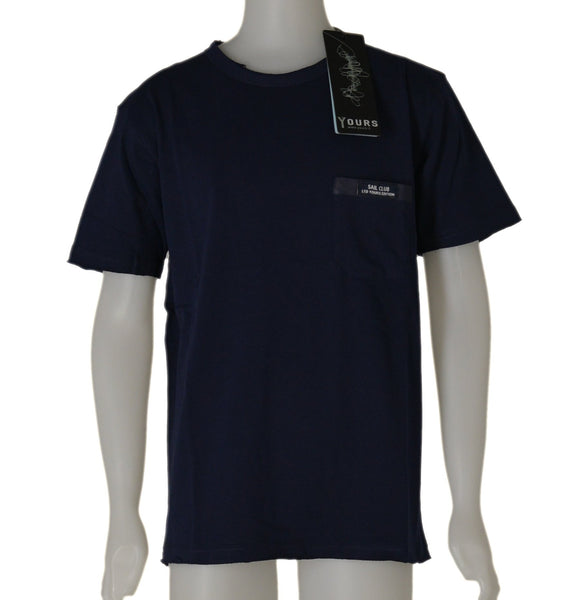 T-SHIRT MAGLIETTA BAMBINO PURO COTONE TASCHINO MARCA YOURS ART.AY3028