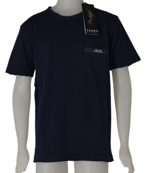 T-SHIRT MAGLIETTA BAMBINO PURO COTONE TASCHINO MARCA YOURS ART.AY3028