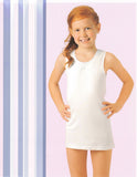 CANOTTA INTIMA BAMBINA SPALLA LARGA COTONE FELPATO MARCA ELLEPI ART.AI8221