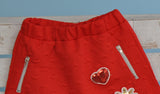 GONNA NEONATA BABY TESSUTO GOFFRATO CUORI ZIP STRASS MIX'N MATCH ART. 72132