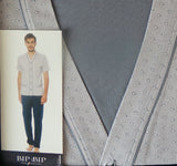 PIGIAMA APERTO UOMO MAGLIA MEZZA MANICA PURO COTONE MARCA BIP BIP ART.1510