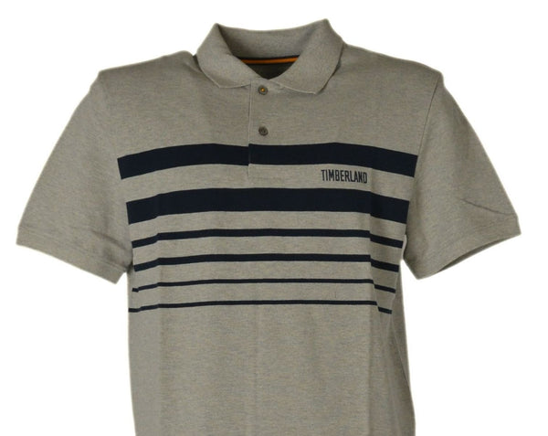 POLO UOMO MANICA CORTA RIGHE PURO COTONE MARCA TIMBERLAND ART. TBOA2DK1