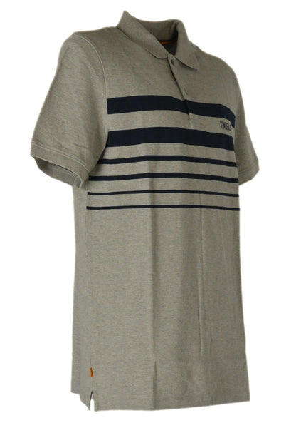 POLO UOMO MANICA CORTA RIGHE PURO COTONE MARCA TIMBERLAND ART. TBOA2DK1