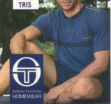 PIGIAMA UOMO RAGAZZO TRE PEZZI SERAFINO STAMPA MARCA SERGIO TACCHINI ART.29210