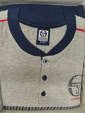 PIGIAMA UOMO RAGAZZO TRE PEZZI SERAFINO STAMPA MARCA SERGIO TACCHINI ART.29210