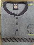 PIGIAMA UOMO RAGAZZO TRE PEZZI SERAFINO STAMPA MARCA SERGIO TACCHINI ART.29210