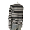 MAGLIONE DONNA RAGAZZA MISTOLANA RIGHE GIROCOLLO MARCA MAGLIFICIO DI NIBIONNO ART.15200