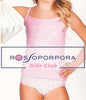 COMPLETO BAMBINA ELASTICIZZATO TOP MUTANDINA SLIP MARCA ROSSOPORPORA ART.CB154