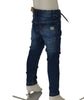 JEANS BAMBINO ELASTICO REGOLABILE TASCHE RICAMO MARCA LOSAN ART.1256030AL