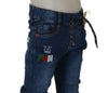 JEANS BAMBINO ELASTICO REGOLABILE TASCHE RICAMO MARCA LOSAN ART.1256030AL