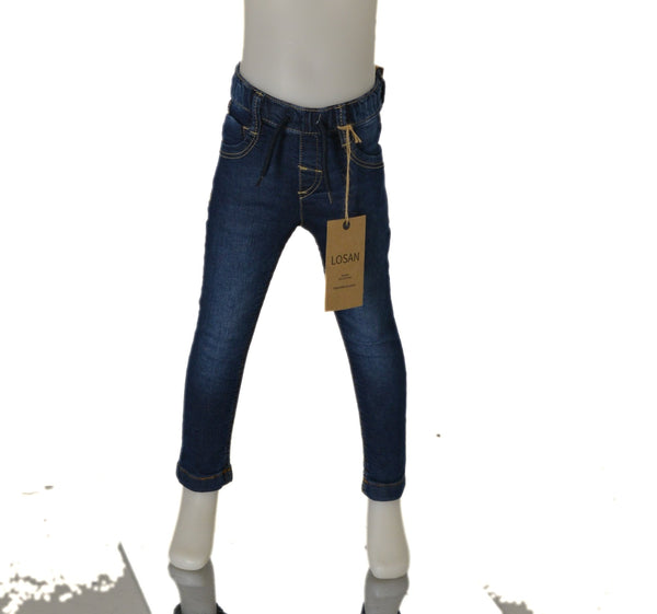 JEANS BIMBO ELASTICIZZATO VITA REGOLABILE TASCHE MARCA LOSAN ART.1276664SAL