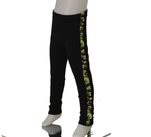 LEGGING BAMBINA COTONE ELASTICIZZATO FELPATO CAMOUFLAGE MARCA ROSSOPORPORA ART.RK254F