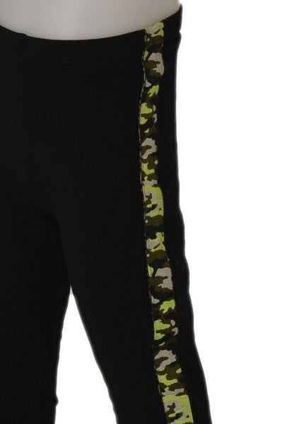 LEGGING BAMBINA COTONE ELASTICIZZATO FELPATO CAMOUFLAGE MARCA ROSSOPORPORA ART.RK254F
