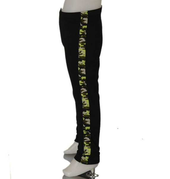 LEGGING BAMBINA COTONE ELASTICIZZATO FELPATO CAMOUFLAGE MARCA ROSSOPORPORA ART.RK254F
