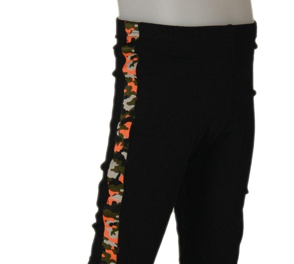 LEGGING BAMBINA COTONE ELASTICIZZATO FELPATO CAMOUFLAGE MARCA ROSSOPORPORA ART.RK254F