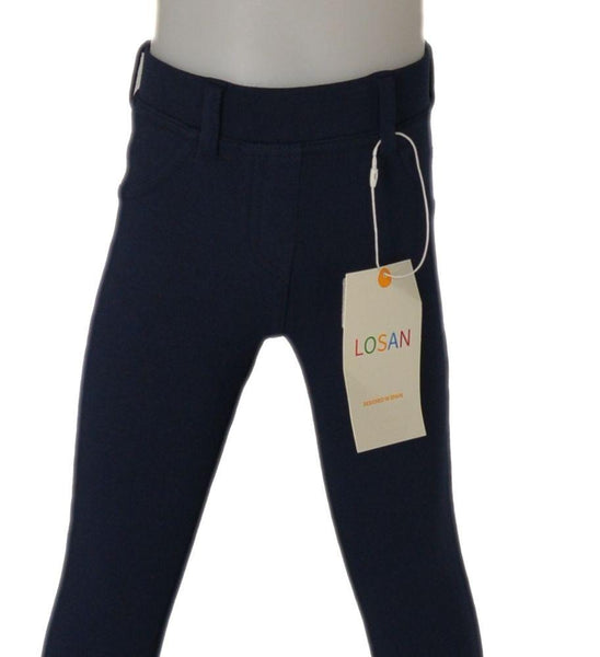 LEGGING BIMBA JERSEY COTONE ELASTICIZZATO TASCHE MARCA LOSAN ART.1286657AL