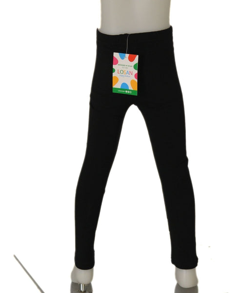 LEGGINS BIMBA MISTO COTONE FELPATO ELASTICO IN VITA MARCA LOSAN ART.C066E6AA