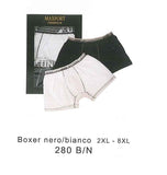 2 BOXER UOMO CONFORMATO CONFORT COTONE ELASTICIZZATO MARCA MAXFORT ART.280