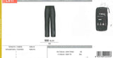 PANTALONE UOMO DONNA IMPERMEABILE ANTIVENTO COMPATTO TERMOSALDATO MARCA BRUGI ART.L81I