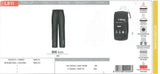 PANTALONE UOMO DONNA IMPERMEABILE ANTIVENTO COMPATTO TERMOSALDATO MARCA BRUGI ART.L81I