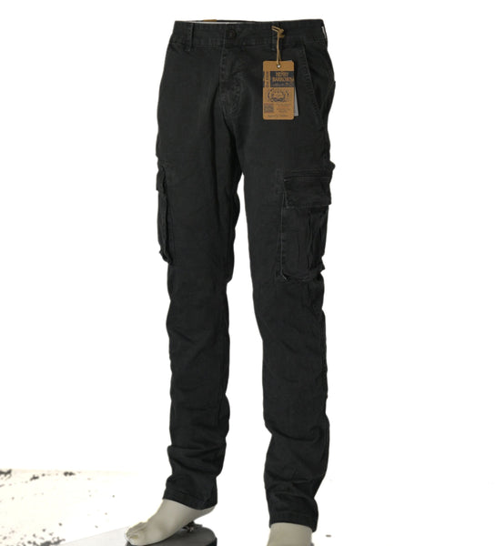 PANTALONE UOMO RAGAZZO TASCHE CARGO ZIP BOTTONE MARCA HENRY BARROWS ART.PW0026