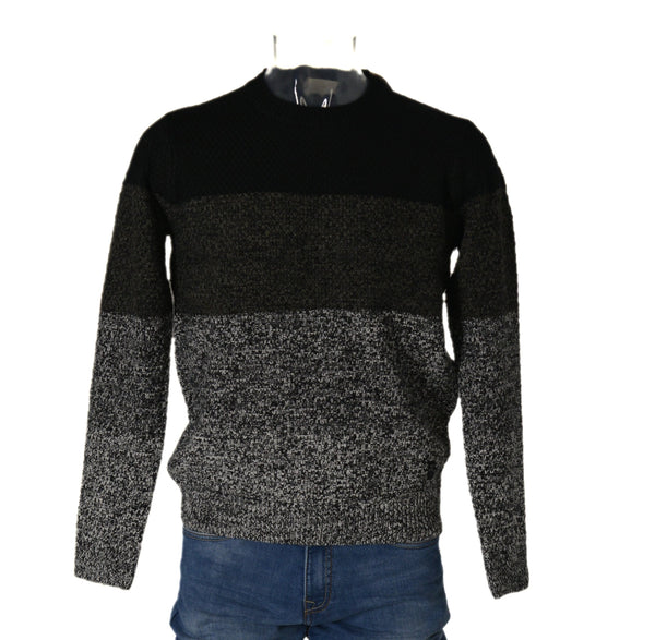 MAGLIONE UOMO RAGAZZO GIROCOLLO COLORI SFUMATI MARCA LOSAN ART.121 5027AL